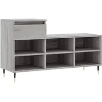Helloshop26 - Schuhschrank Schuhaufbewahrung Möbel für Eingangsbereich/Flur/Wohnzimmer Sonoma Design 102 x 36 x 60 cm Holzwerkstoff 02_0022048