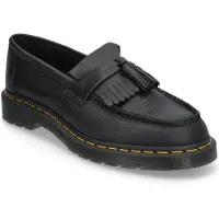 Dr. Martens Unisex. 31997001 Schwarze Leder-Slipper Adrian mit Quaste (43), 1 bis 3 cm, Keine, Lässig