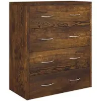 Helloshop26 - Buffet Sideboard Kommode Schrank Aufbewahrungsmöbel Organizer für Küche Wohnzimmer Lounge mit 4 Schubladen 60 x 30,5 02_0029751
