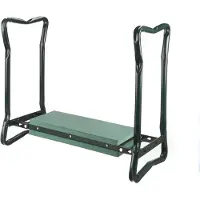 GartenMeister Sitz- und Kniebank 2 In 1 XXL Bis 150 kg mit Werkzeugtasche