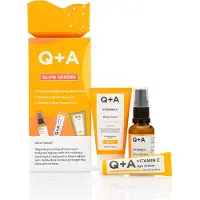 QA Glow Heroes Skincare Giftset - Radiance Boosting Trio with Vitamin C