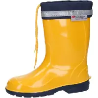 Bockstiegel Kinder Gummistiefel Regenstiefel Kim Uni – Kinderstiefel Gummi Stiefel Mädchen Jungen in Gelb Größe 21