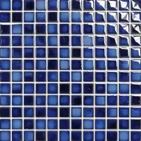 Premium Mosaic Keramikmosaik Premium Mosaik tiefblau 30x30 cm glänzend MOSBH23DBLL