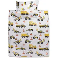 BrandMac Sweet Home werkvoertuigen Bettbezug 140 x 200 cm 60 x 63 cm