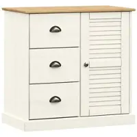 Helloshop26 - Buffet Sideboard Kommode Schrank Aufbewahrungseinheit Organizer für Küche Wohnzimmer Lounge mit Schubladen 78 x 40 x 02_0030137