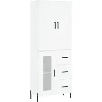 Helloshop26 - Buffet Sideboard Kommode Schrank Aufbewahrungseinheit Organizer Küche Wohnzimmer Lounge hoch 69,5 x 34 x 180 cm 02_0032527