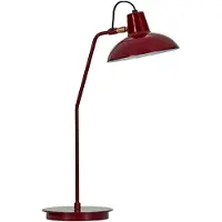 House Doctor Desk Tischleuchte, rot, Höhe 50 cm, E14 - , Rot, für Wohnzimmer, Metall
