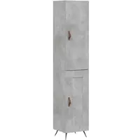 Helloshop26 - Buffet Sideboard Kommode Kleiderschrank Aufbewahrungsmöbel Organizer Küche Wohnzimmer Lounge hoch 34,5 x 34 x 180 cm 02_0034287