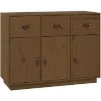 Helloshop26 - Buffet Sideboard Kommode Kleiderschrank Aufbewahrungsmöbel Organizer für Küche Wohnzimmer Lounge 100 x 40 x 75 cm 02_0035729