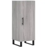 Helloshop26 - Buffet Sideboard Kommode Kleiderschrank Aufbewahrungsmöbel Organizer Küche Wohnzimmer Sonoma-Eiche 34,5 x 34 x 90 cm 02_0036328