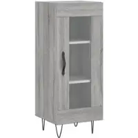 Helloshop26 - Buffet Sideboard Kommode Kleiderschrank Aufbewahrungsm√∂bel Organizer Küche Wohnzimmer Sonoma-Eiche 34,5 x 34 x 90 cm 02_0036307