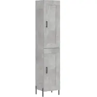Helloshop26 - Buffet Sideboard Kommode Schrank Aufbewahrungsmöbel Organizer Küche Wohnzimmer Lounge hoch 34,5 x 34 x 180 cm 02_0034296