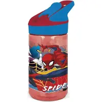 Spiderman Marvel Spider-Man Ecozen Trinkflasche 480 ml, Rot