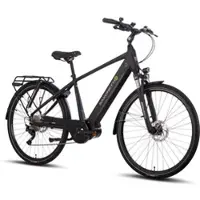 SAXONETTE Premium Sport E-Trekkingbike 10 Gang Scheibenbremse, Federgabel, Mittelmotor