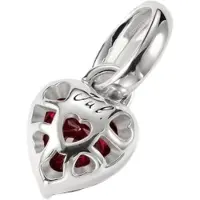 Thomas Sabo CC1335-051-10 Charm-Anhänger Herz Rot Connect Silber