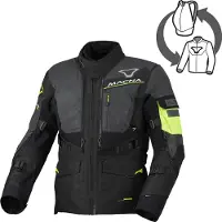 Macna Flexodus Nighteye Herren Textiljacke grau, L