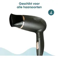 Camry CR 2261 Haartrockner Metallgrau Gold 1400 W