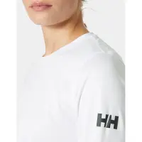 Helly Hansen Longsleeve Damen HH Tech Crew LS 2.0 White-S