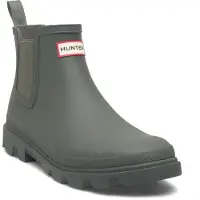 Hunter Gummistiefel Unisex Downpour Chelsea Dark Olive-Schuhgröße 37