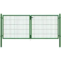 Floraworld Doppeltor »Classic«, Türmaße BxH: 300 x 125 cm - gruen