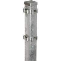 Floraworld Eckpfosten »Comfort«, Stahl, BxHxL: 6 x 6 x 140 cm - silberfarben