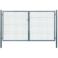 Floraworld Doppeltor »Standard«, Türmaße BxH: 300 x 150 cm - grau