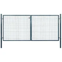 Floraworld Doppeltor »Standard«, Türmaße BxH: 300 x 125 cm - grau