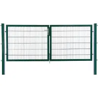 Floraworld Doppeltor, System »Premium«, Türmaße BxH: 300 x 120 cm, mit Zylinderschloss - gruen