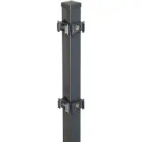 Floraworld Eckpfosten »Classic«, Stahl, BxLxT: 4 x 150 x 4 cm - grau