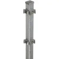Floraworld Eckpfosten »Classic«, Stahl, BxLxT: 4 x 150 x 4 cm - silberfarben