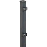 Floraworld Zaunpfosten »Classic«, Stahl, BxLxT: 4 x 150 x 4 cm - grau