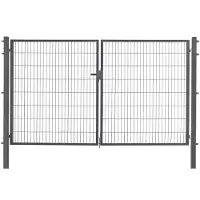 JUNGELMAR FLORAWORLD Doppeltor »comfort«, Türmaße BxH: 300 x 160 cm - grau