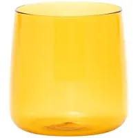 Zafferano 6er-Set No Ball Gläser aus handgefertigtem Borosilikatglas, goldgelbe Farbe für einen eleganten und modernen Tisch, exklusives Design