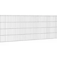 Floraworld Doppelstabmatten-Zaun Premium 251 x 83 cm feuerverzinkt 8/6/8
