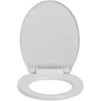 Helloshop26 - Hellgrauer ovaler WC-Sitz mit Absenkautomatik 02_0002916