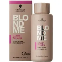 Schwarzkopf Professional Blondme Glow Toner Tönung-Haarfarbe Farbton Iced Cappuccino 8-14 60 ml