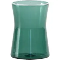 Zafferano 4er-Set Trinkgläser aus der Classy Collection aus mundgeblasenem Borosilikatglas, Farbe Seegrün, für elegantes und modernes Tischgeschirr