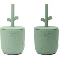 Done by Deer Straw 2 Pack Wally Tasse