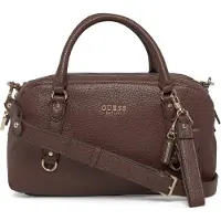 GUESS Damen Umhängetaschen Marsha Box Satchel - Bruin - Größe ONESIZE