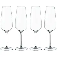 Like. by Villeroy & Boch Champagnerglas "Sekt- / Champagnergläser Essential 120 ml 4er Set transparent" Spülmaschinenfest