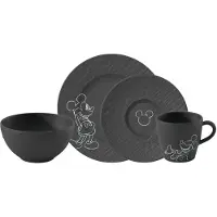 Villeroy & Boch Disney, 1 Person(en), Porzellan, Schwarz, 15,4 cm, Rund, 21,7 cm