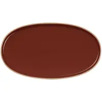Asa selection Ovaler Teller Semana Lobster Red 28,5 x 16 cm