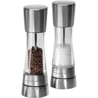 Cole & Mason H59408G, Edelstahl, Acryl, Edelstahl, Salz, Pfeffer, 6 cm, 190 mm, 300 g