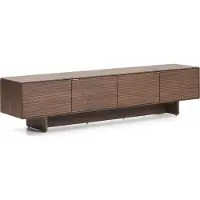 Natur24 TV-Möbel Norlen 200 x 46 x 40 cm MDF Walnussfurnier Braun
