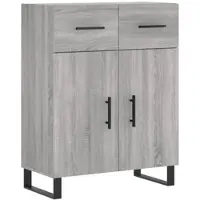Helloshop26 - Buffet Sideboard Kommode Kleiderschrank Aufbewahrungsm√∂bel Organizer für Küche Wohnzimmer Lounge Sonoma 69,5 x 34 x 02_0036435