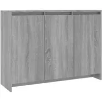 Helloshop26 - Buffet Sideboard Kommode Kleiderschrank Aufbewahrungsmöbel Organizer Küche Wohnzimmer Sonoma 102 x 33 x 75 cm 02_0036268