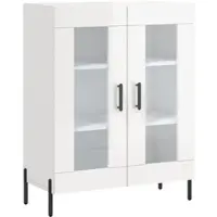 Helloshop26 - Buffet Sideboard Kommode Schrank Aufbewahrungseinheit Organizer für Küche und Wohnzimmer Hochglanzlackierung 69,5 x 02_0030719