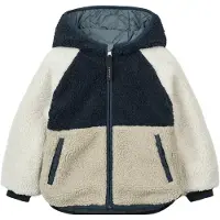 Liewood Thermo-/Fleecejacke - Jackson - Umkehrbar - Whale Blue M - - 1 Jahr (80) - Thermokleidung