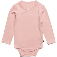 Minymo Body l/ä - Bambus - Rosa - - 68 - Body L/Ä