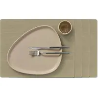 Lind DNA Tischset Square L Corduroy Nupo Herbal Dust (4er Set)-35 x 45 cm